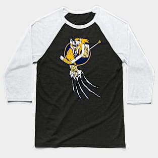 Ice Hockey Sabertooth Tiger Goalie Cat Beast Nashville Baseball T-Shirt